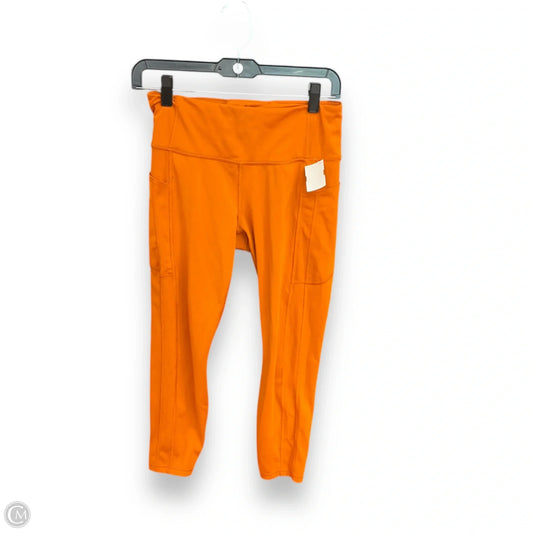 Athletic Capris By Athleta In Orange, Size: M