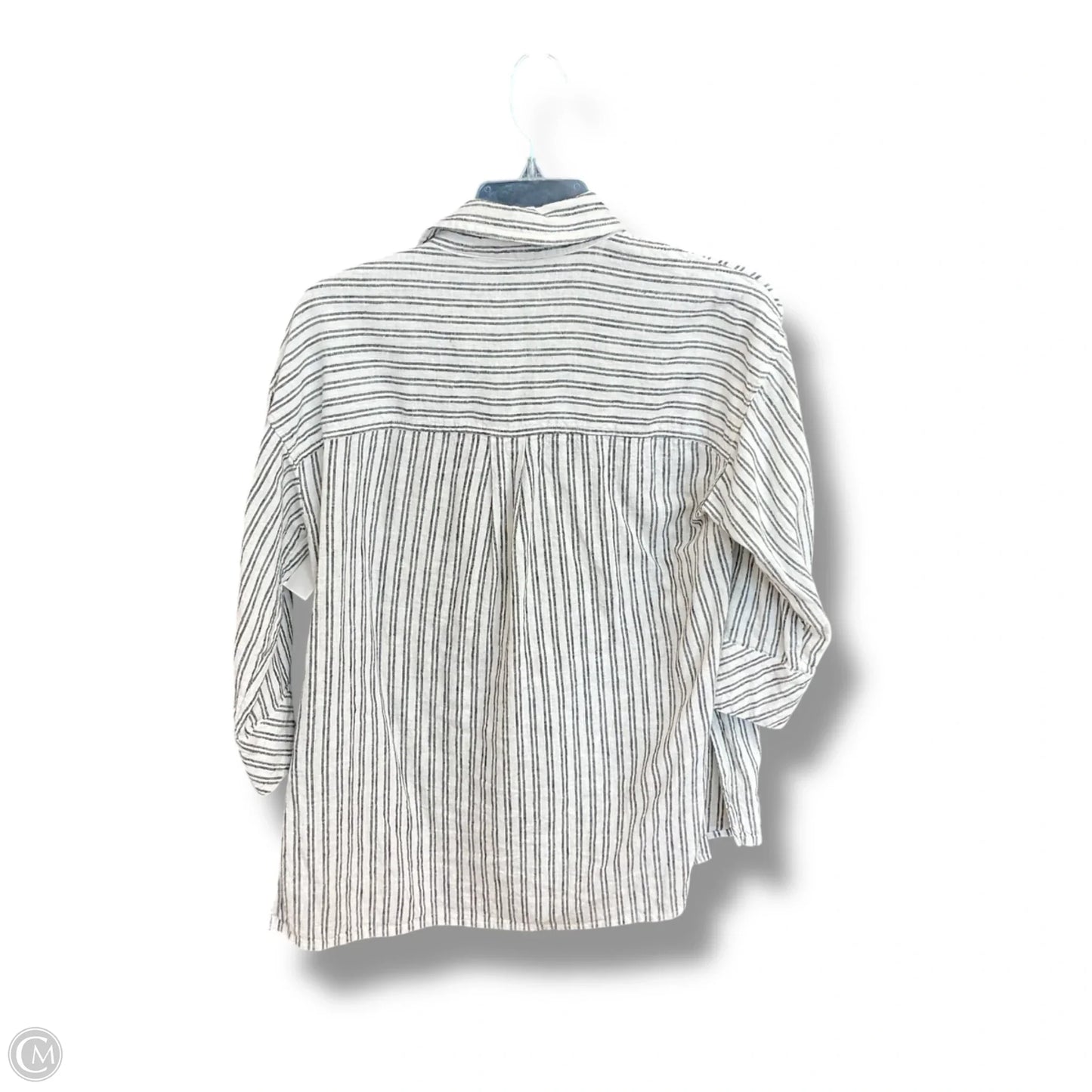 Blouse Designer By Jason Wu In Striped Pattern, Size: Xxs