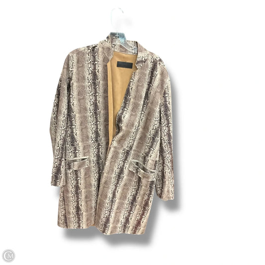 Blazer By Blanknyc In Snakeskin Print, Size: M