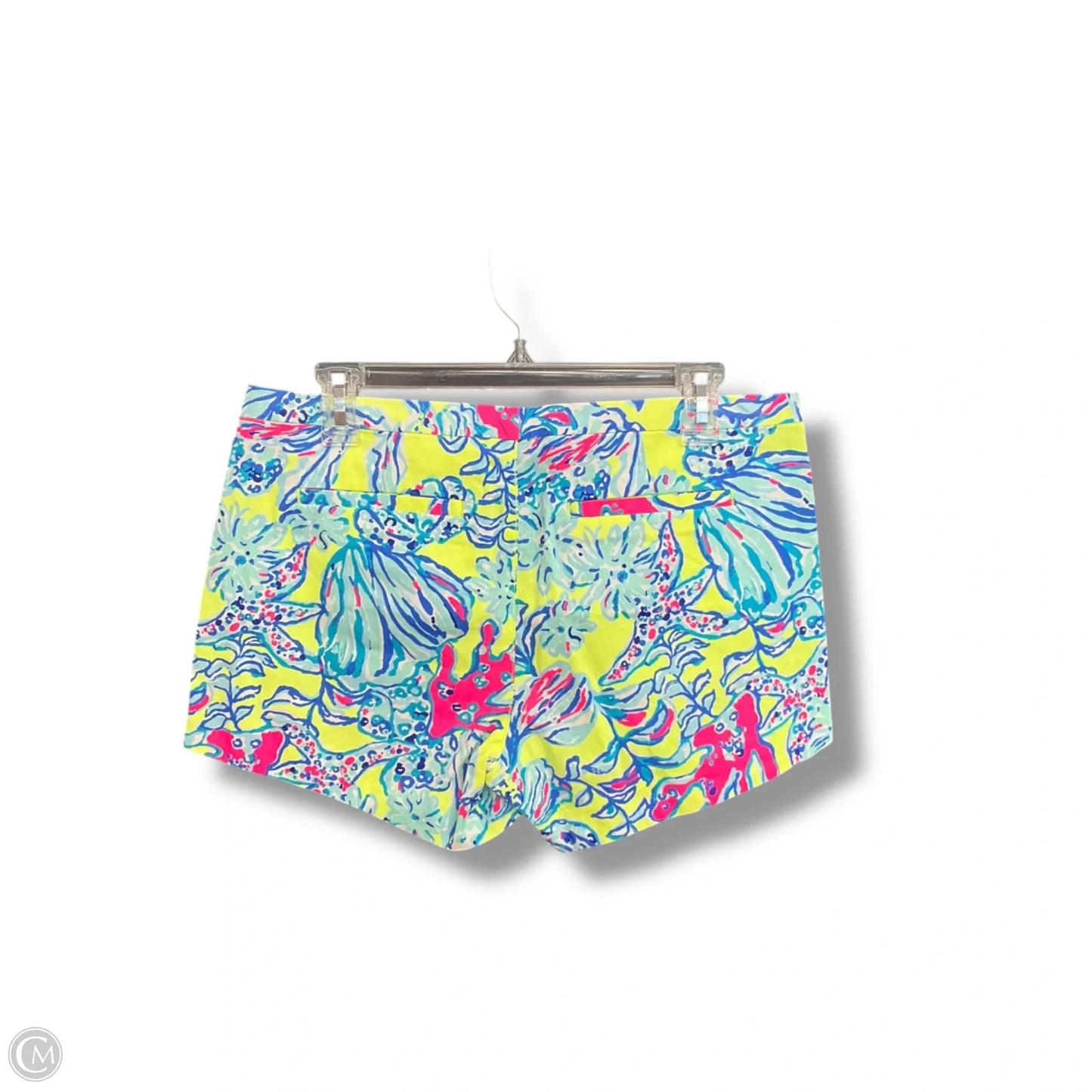 Shorts Designer By Lilly Pulitzer In Green & Pink, Size: 4