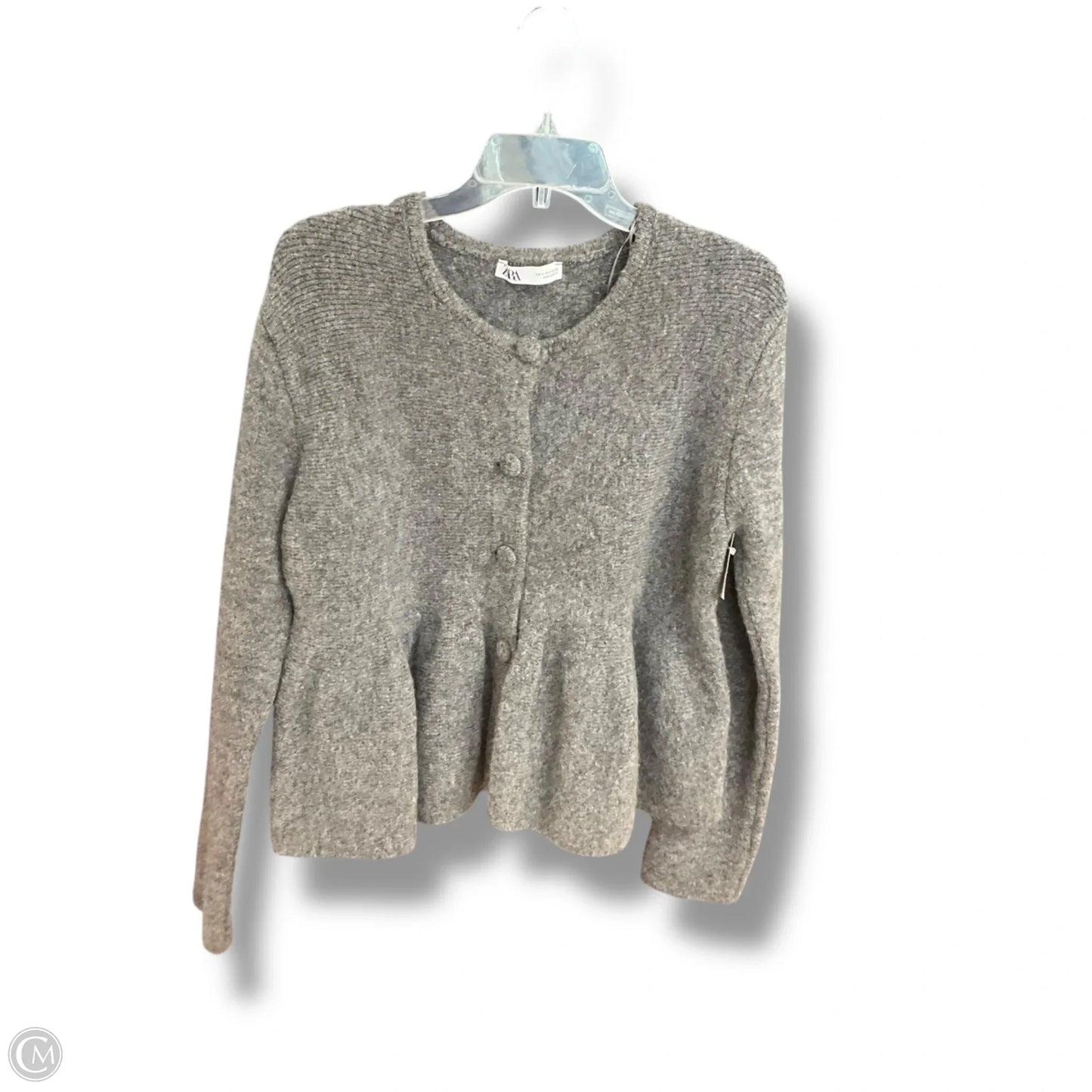 Cardigan By Zara In Grey, Size: S