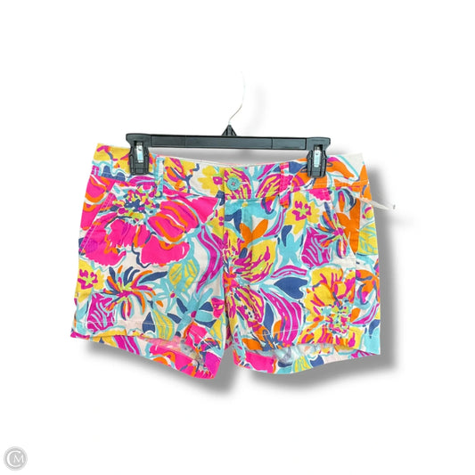 Shorts Designer By Lilly Pulitzer In Pink & Purple, Size: 4