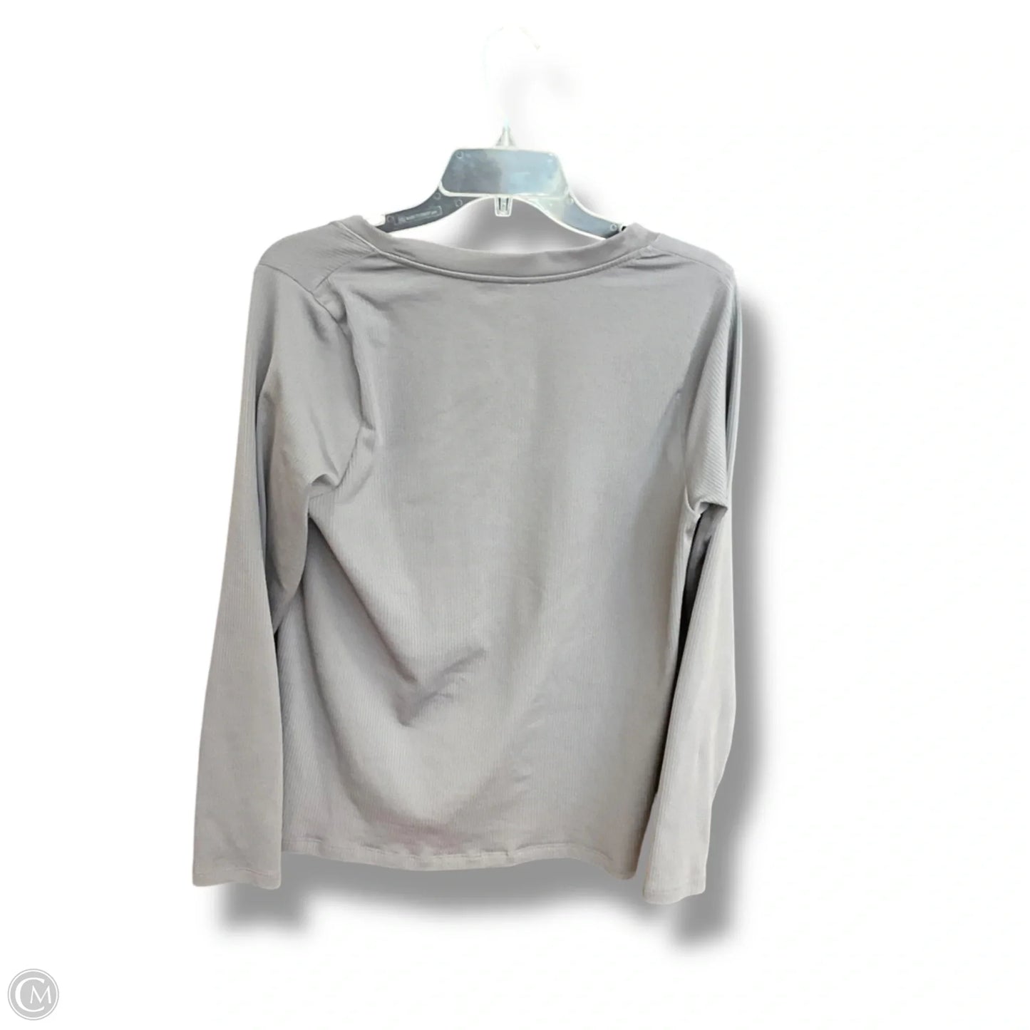 Athletic Top Long Sleeve Crewneck By Athleta In Grey, Size: Xl