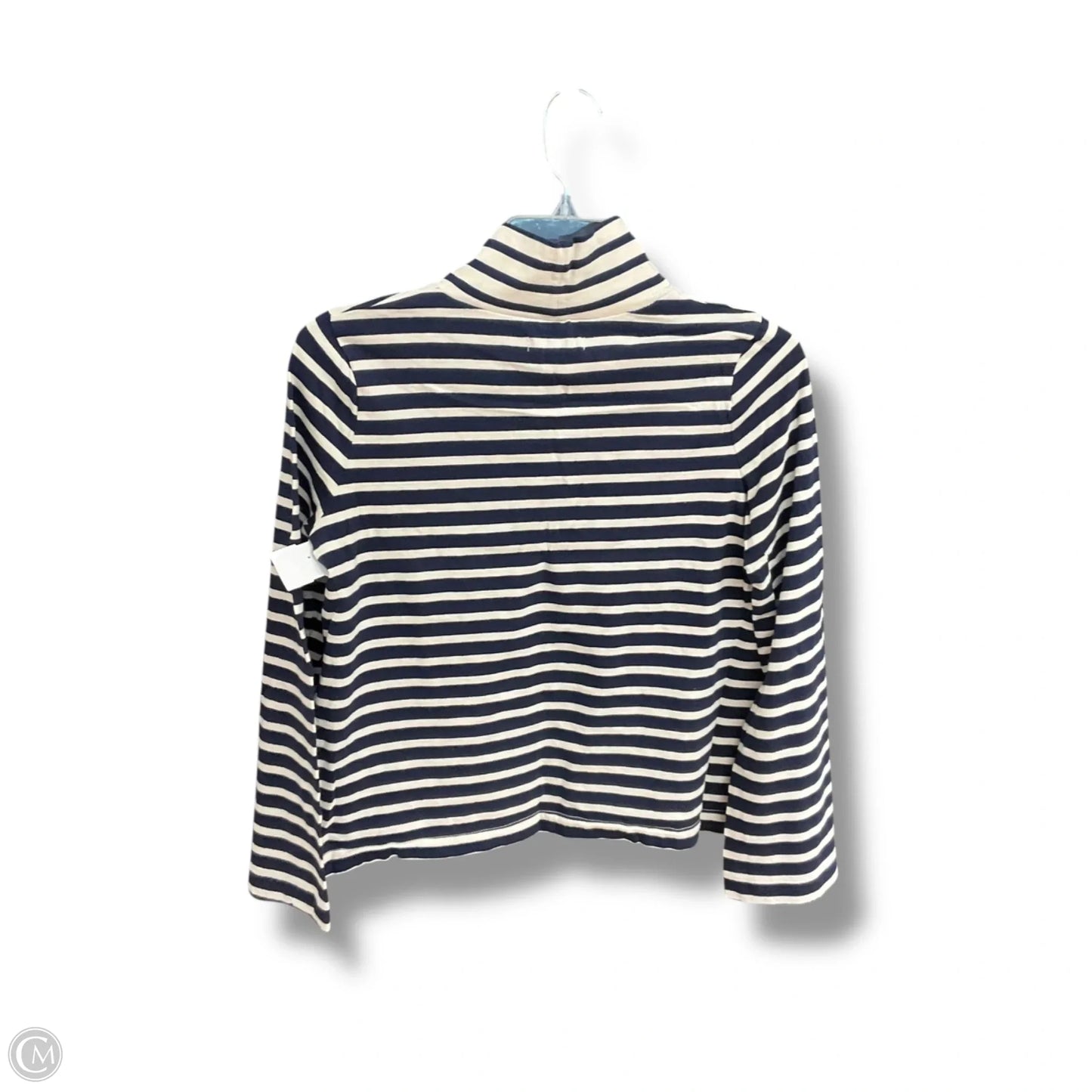 Top 3/4 Sleeve By Madewell In Striped Pattern, Size: Xxs