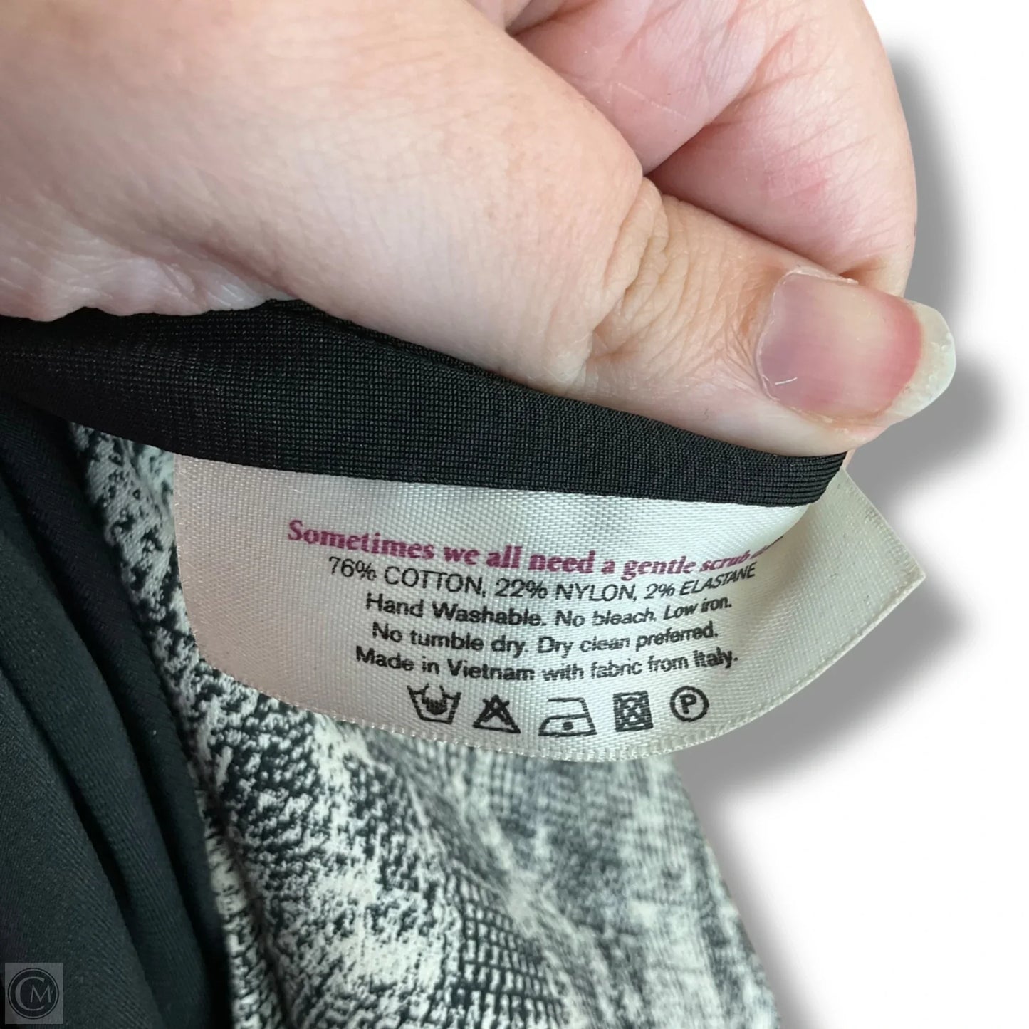 Dress Work By MM Lafleur In Black & Cream, Size: Xs