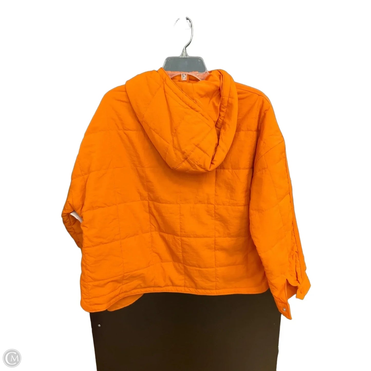 Jacket Puffer & Quilted By Love Tree In Orange, Size: S