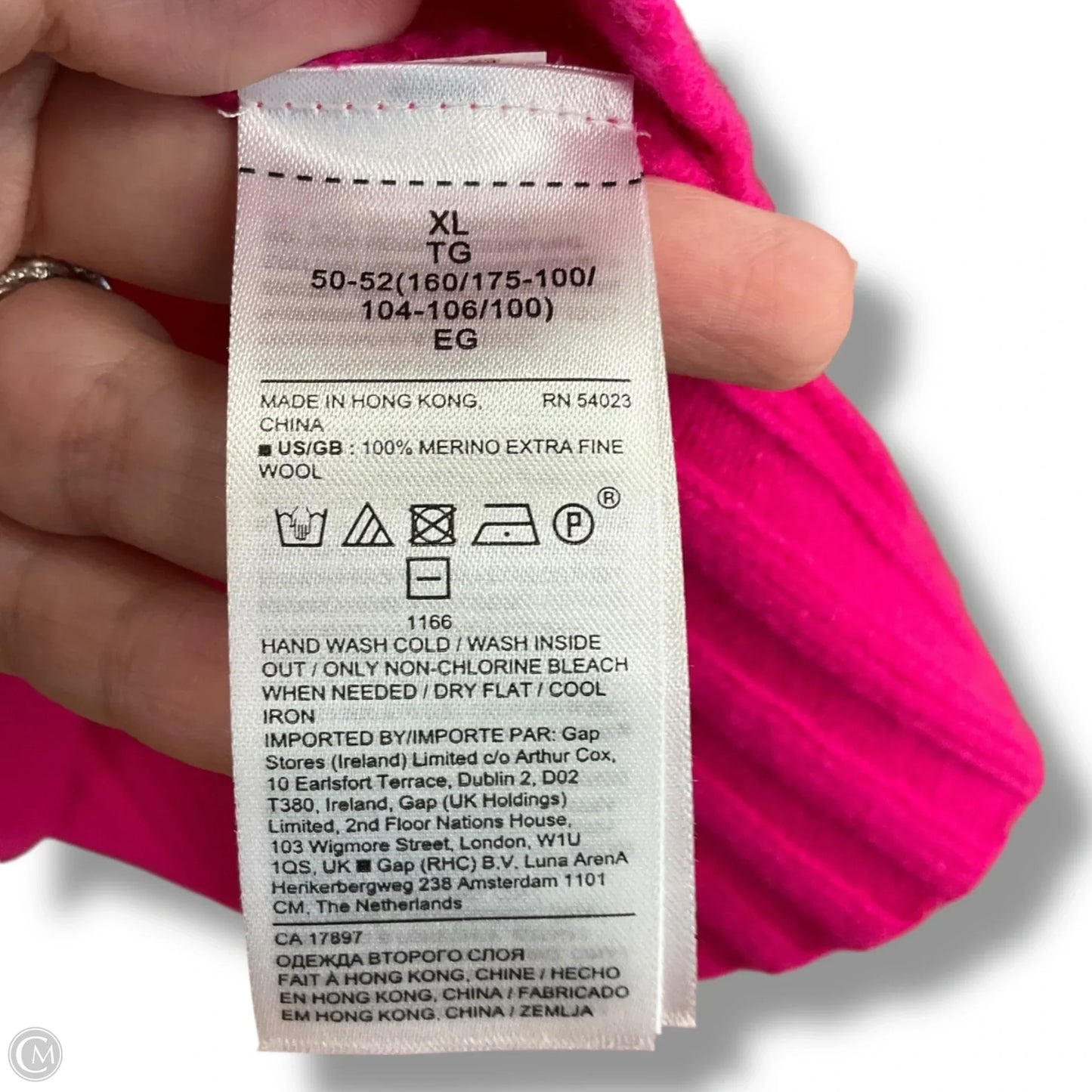 Sweater By Banana Republic In Pink, Size: Xl