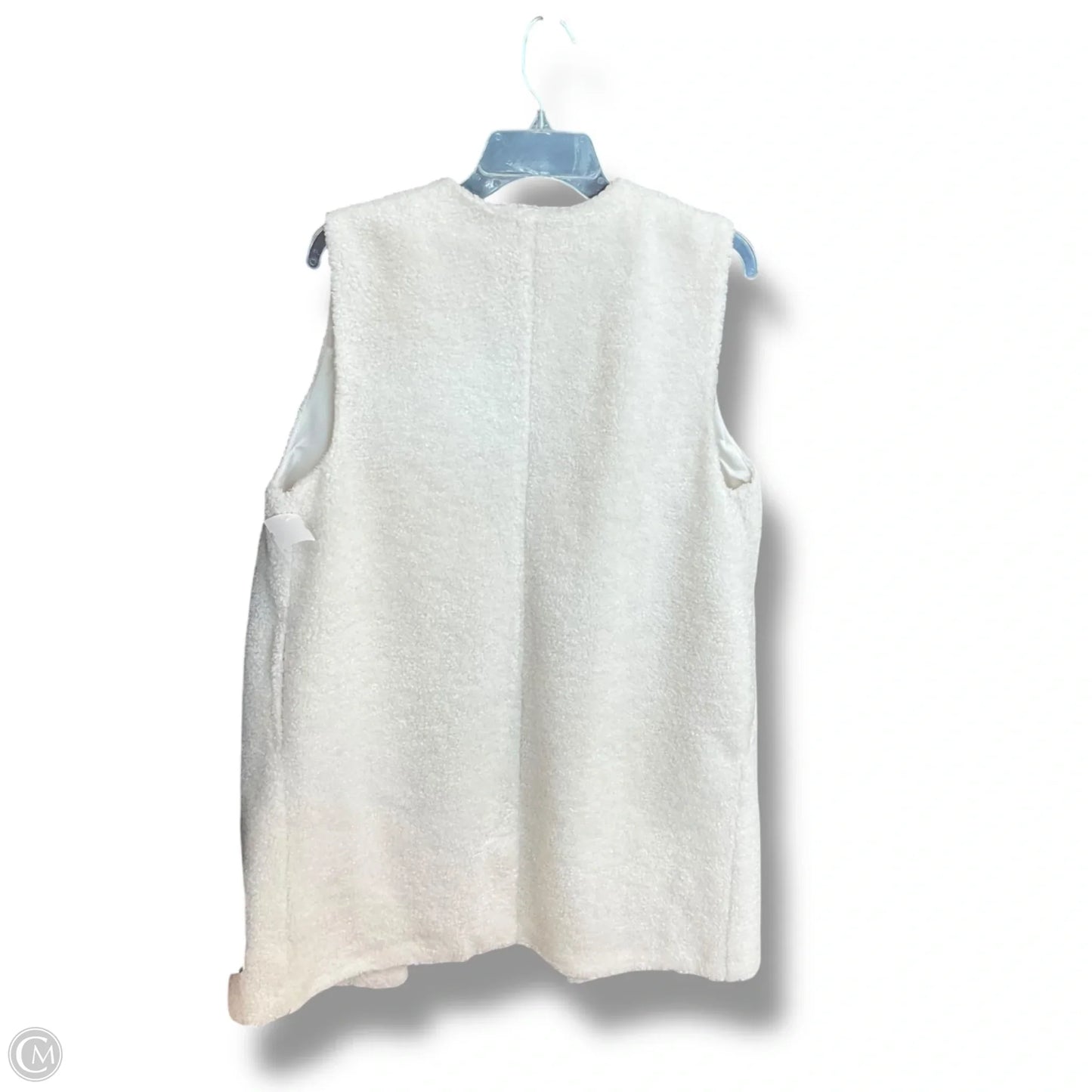 Vest Faux Fur & Sherpa By J. Jill In Cream, Size: M