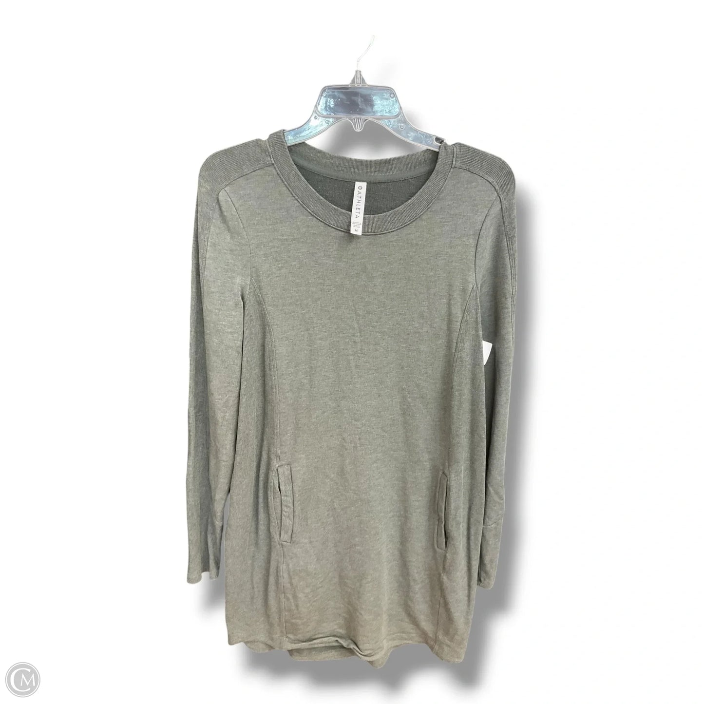 Tunic Long Sleeve By Athleta In Green, Size: M