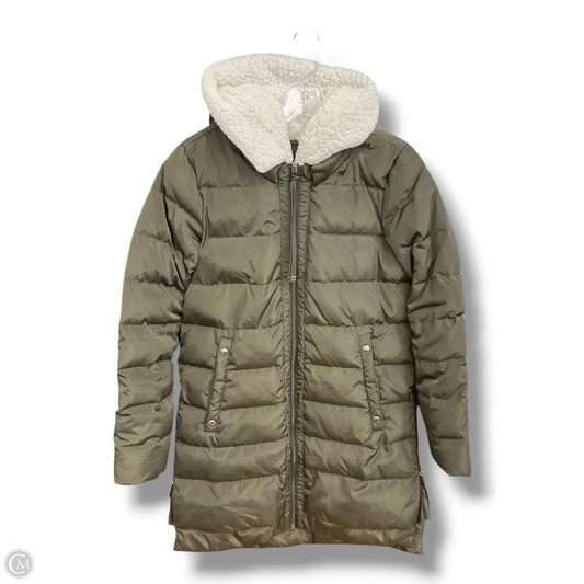 Coat Parka By Sam Edelman In Green, Size: Xs