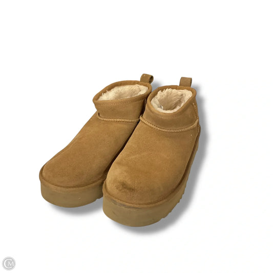 Boots Designer By Ugg In Tan, Size: 6