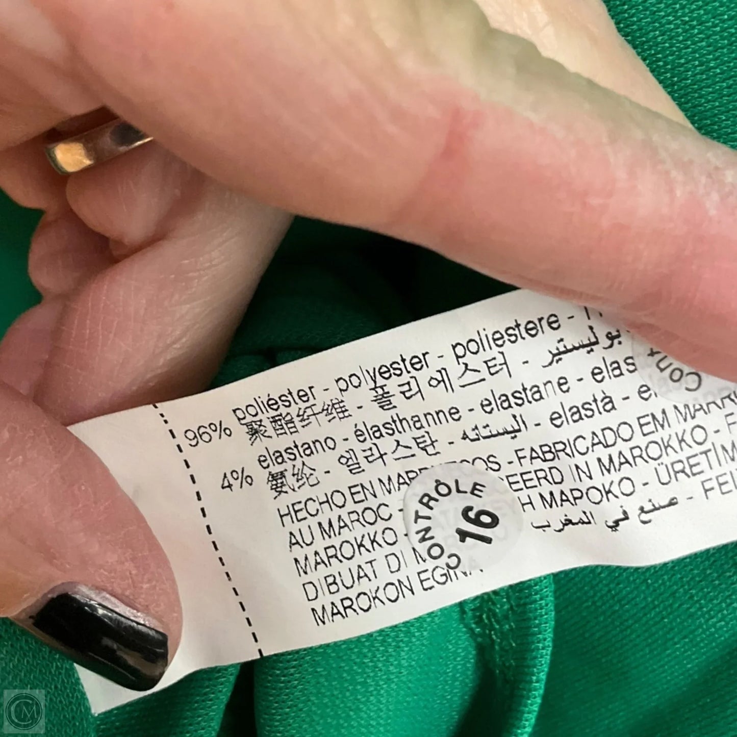 Dress Work By Zara In Green, Size: M