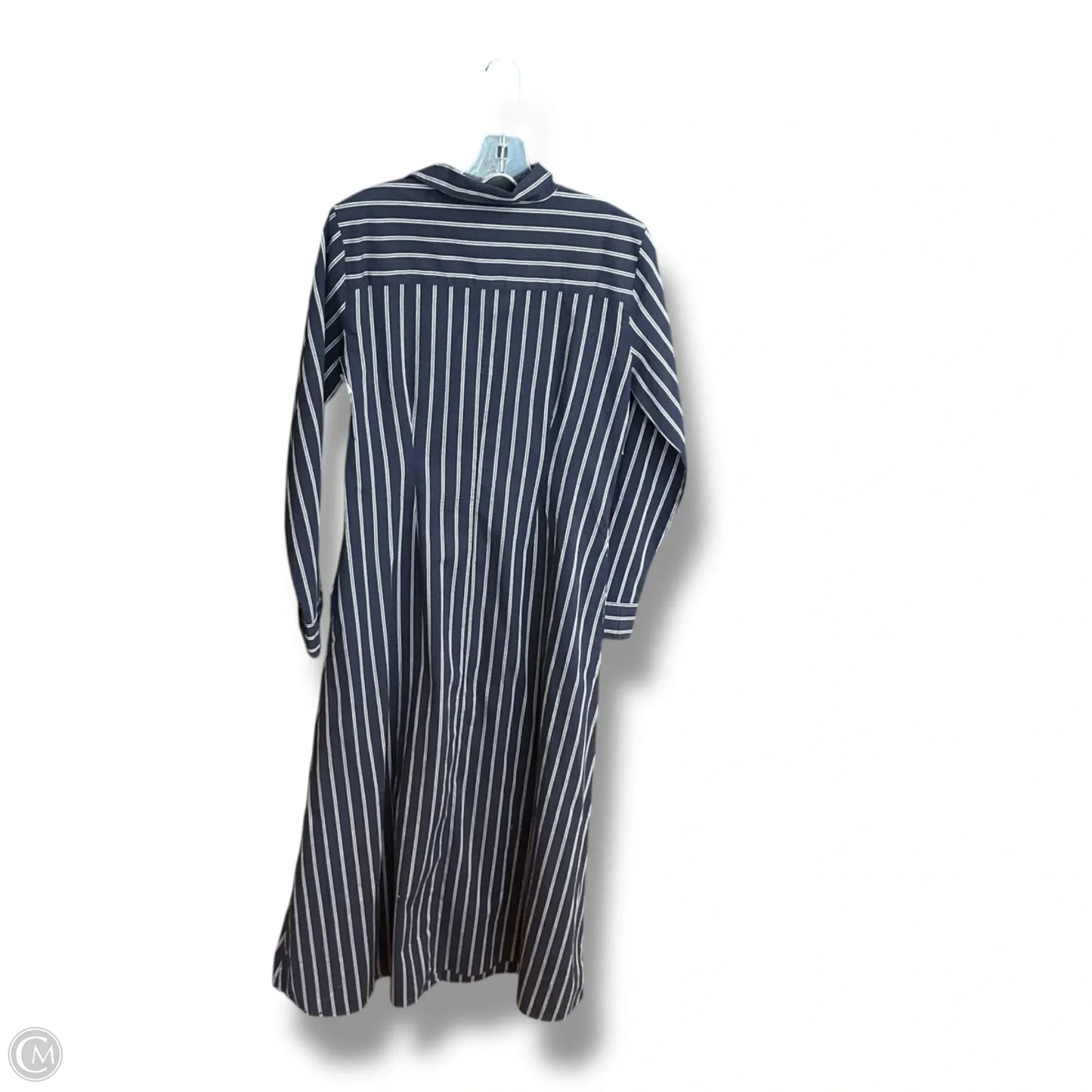 Dress Casual Midi By Loft In Navy, Size: Xs