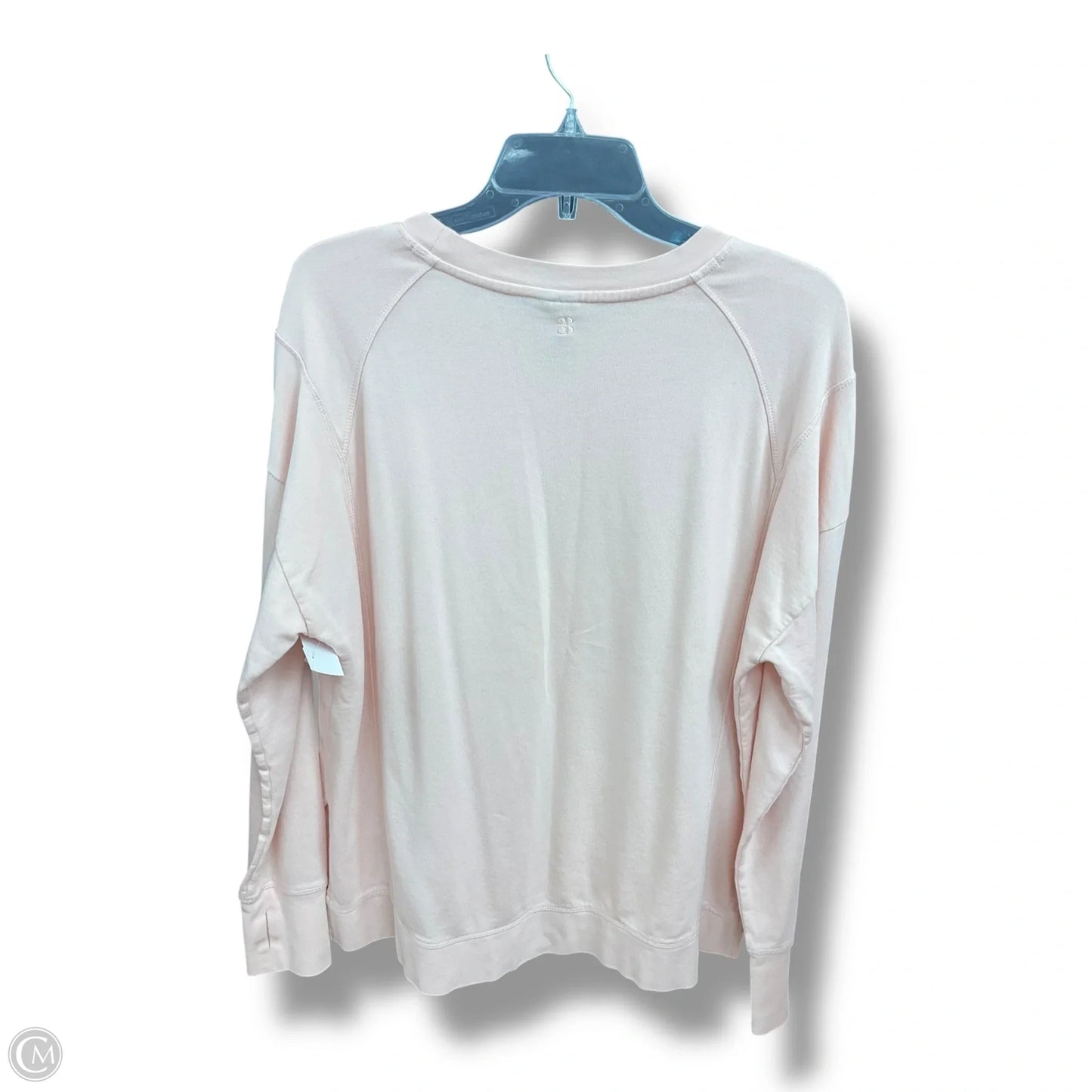 Athletic Top Long Sleeve Crewneck By Sweaty Betty In Pink, Size: L