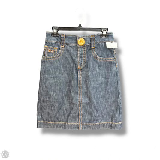 Skirt Luxury Designer By Marc Jacobs In Blue Denim, Size: 4