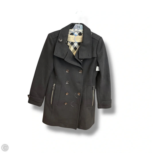 Coat Luxury Designer By Burberry In Black, Size: S