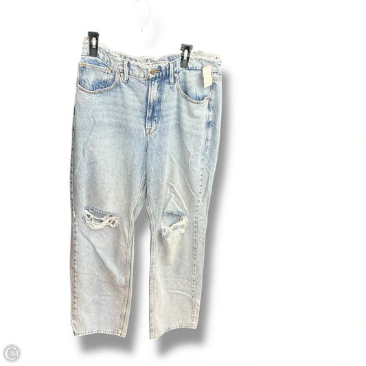 Jeans Wide Leg By Good American In Blue Denim, Size: 10
