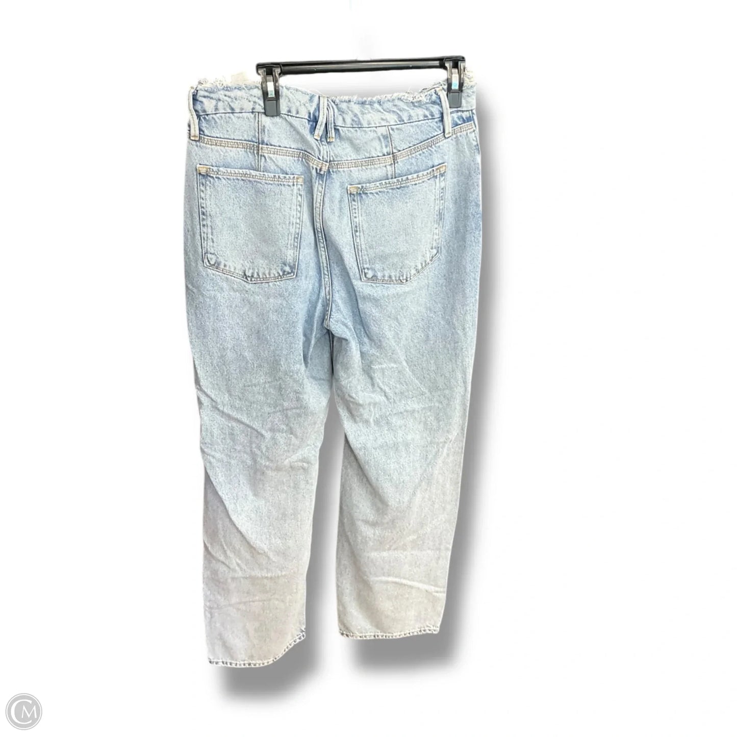 Jeans Wide Leg By Good American In Blue Denim, Size: 10