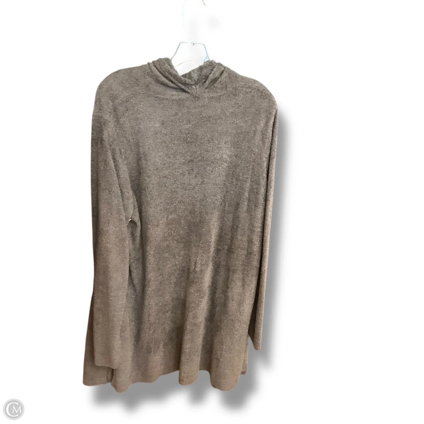 Sweater Cardigan By Barefoot Dreams In Grey, Size: 2x