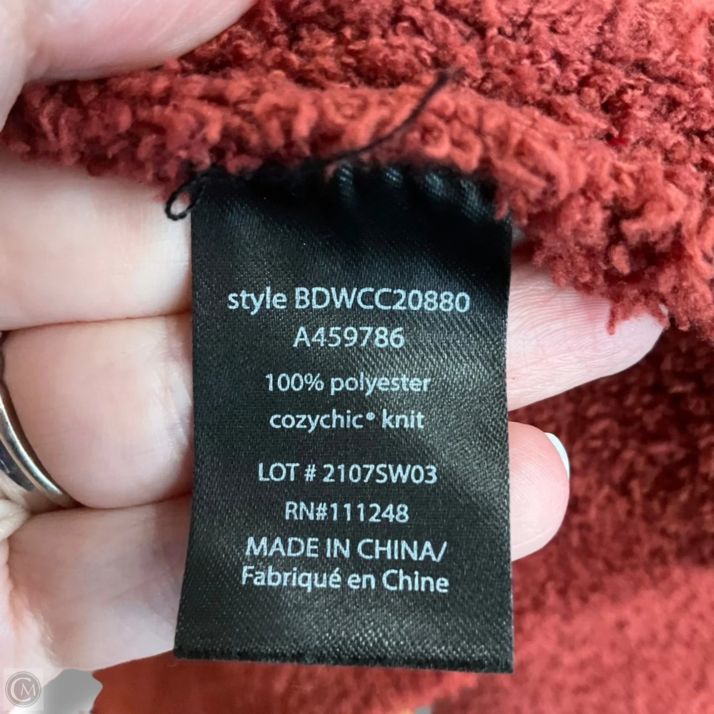 Sweater Cardigan By Barefoot Dreams In Red, Size: Xl