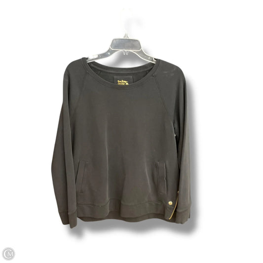 Sweatshirt Designer By Lilly Pulitzer In Black, Size: L