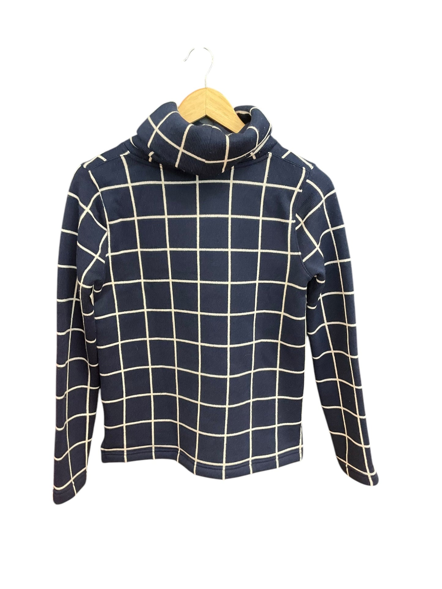 Sweater By J. Crew In Blue & White, Size: Xs