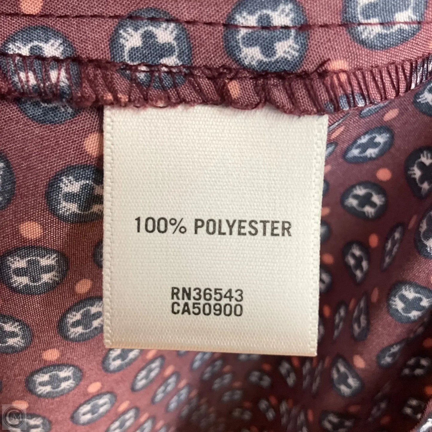 Top Sleeveless By Van Heusen In Multi-colored, Size: S