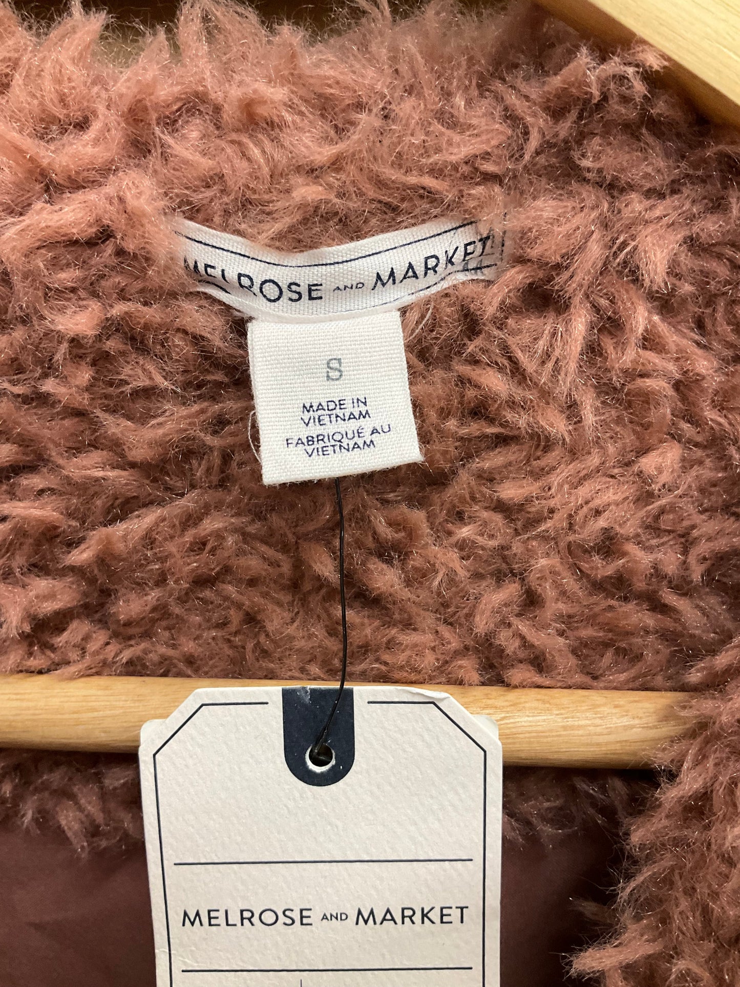 Sweater Cardigan By Melrose And Market In Pink, Size: S
