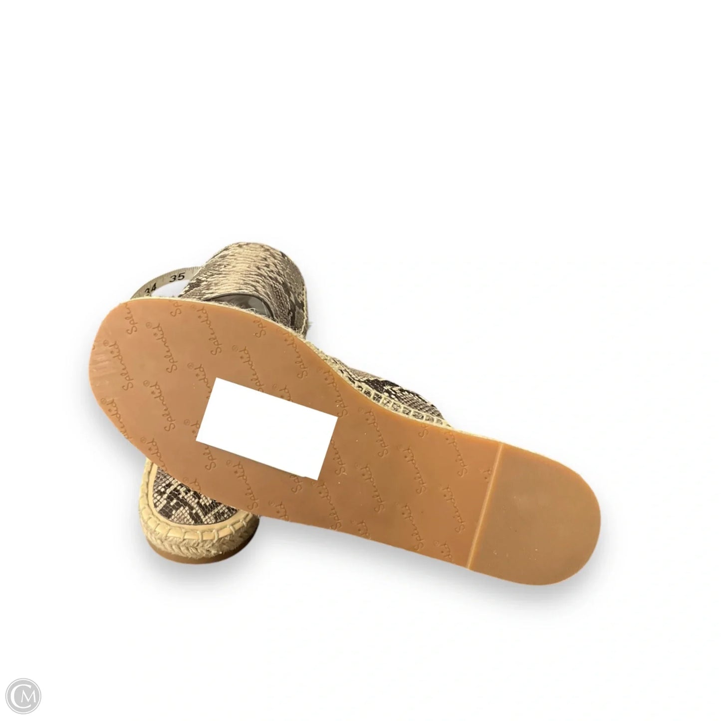 Sandals Flats By Splendid In Animal Print, Size: 9.5