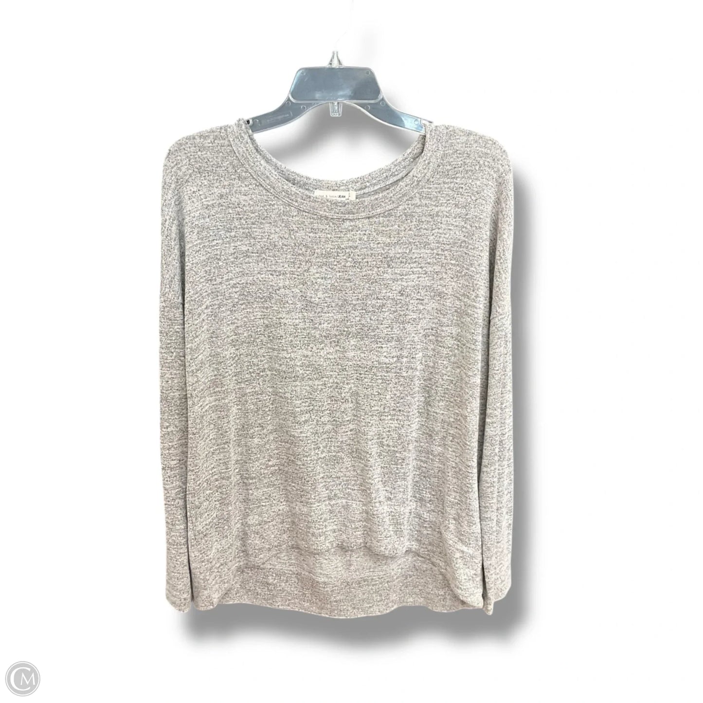 Top Long Sleeve Basic By Rag & Bones Jeans In Grey, Size: S