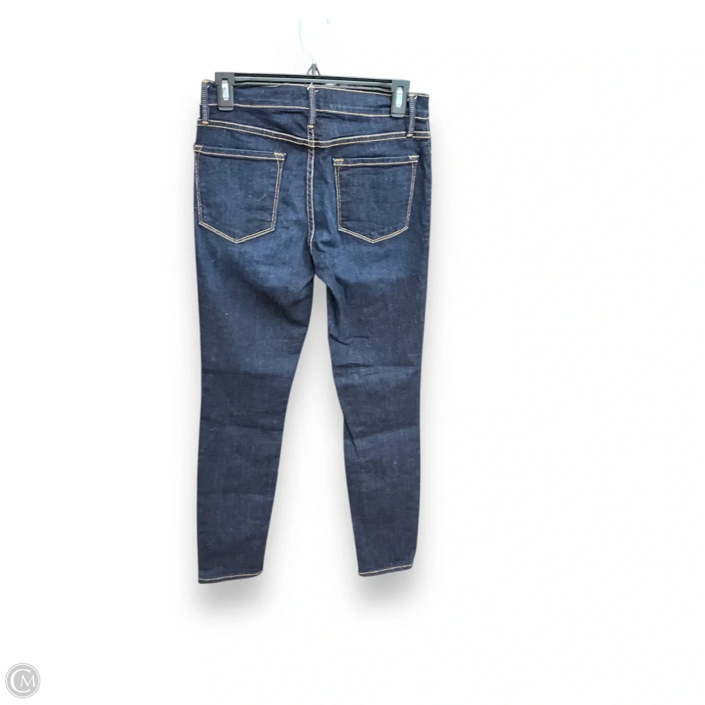 Jeans Skinny By Frame In Blue Denim, Size: 6