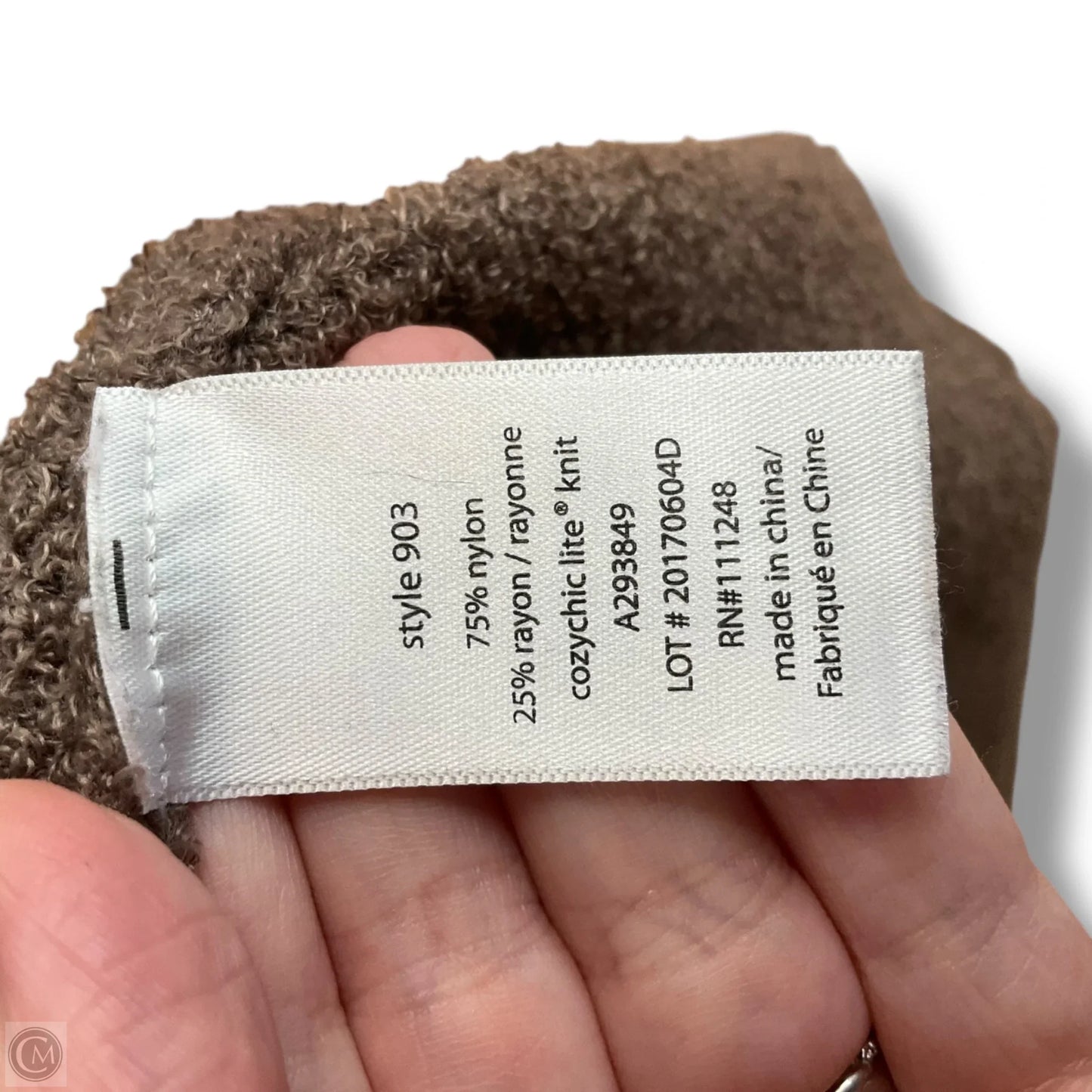 Sweater Cardigan By Barefoot Dreams In Brown, Size: S