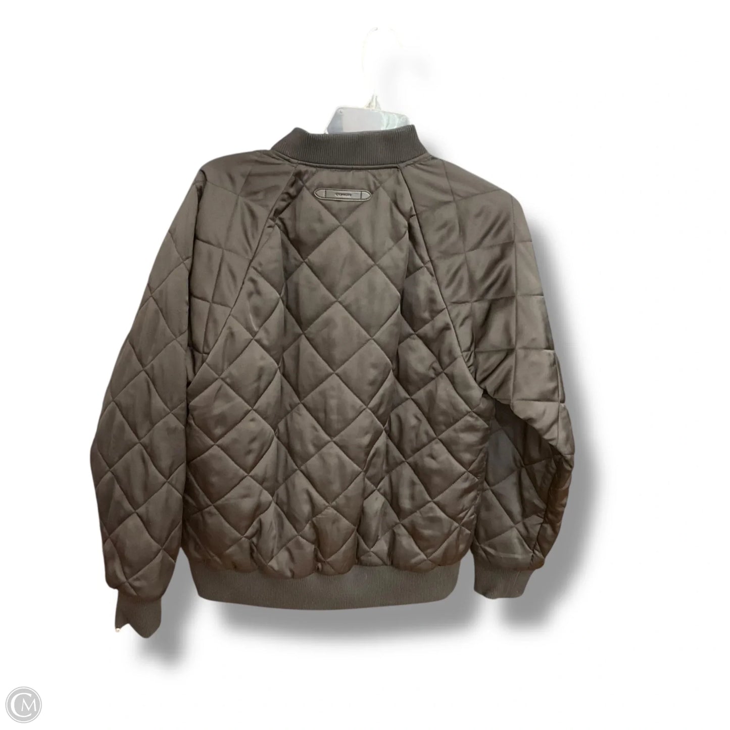 Jacket Designer By Coach In Black, Size: M