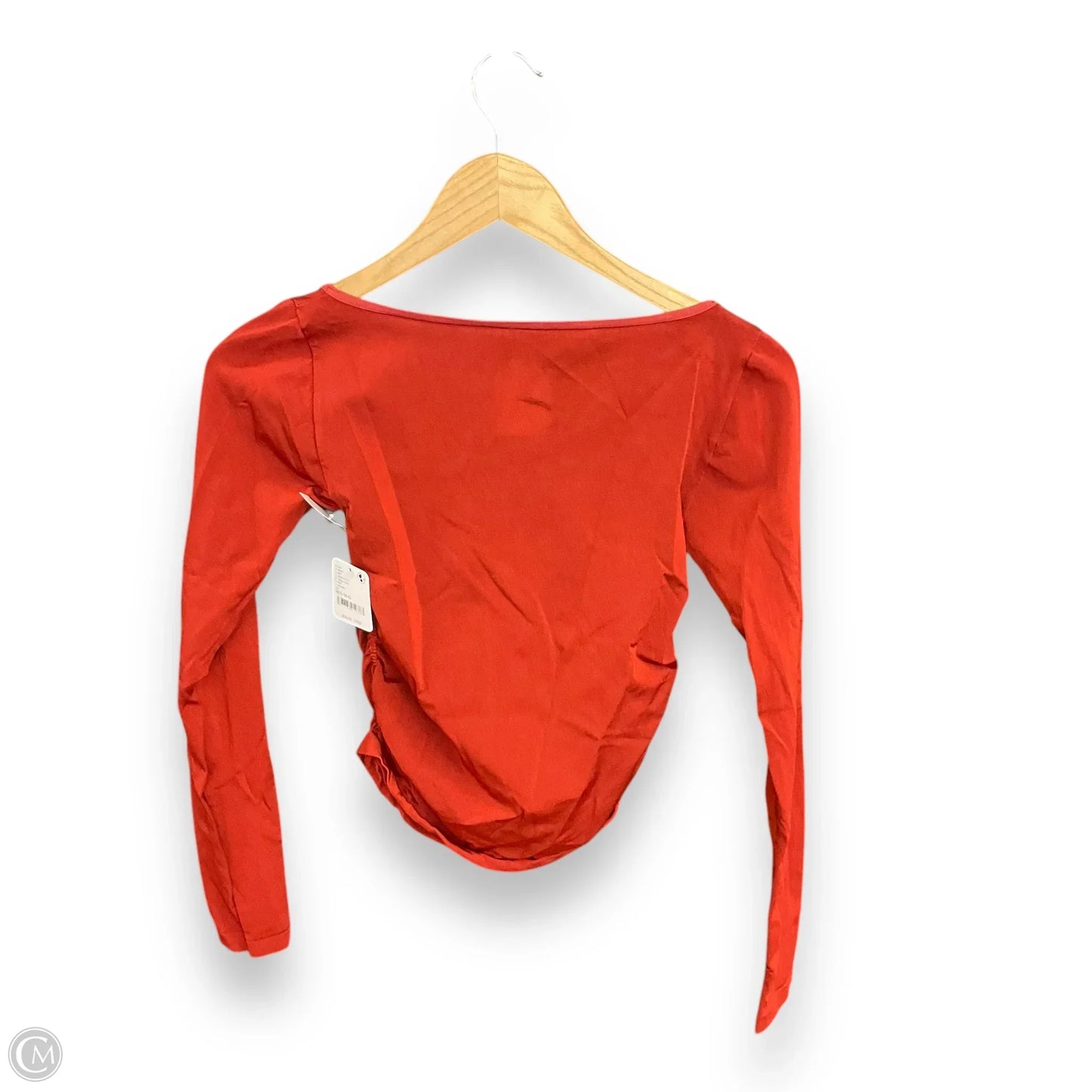 Top Long Sleeve Basic By Free People In Orange, Size: M