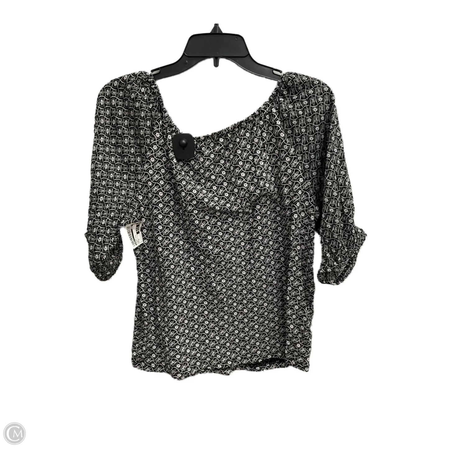 Top Short Sleeve By Loft In Floral Print, Size: S