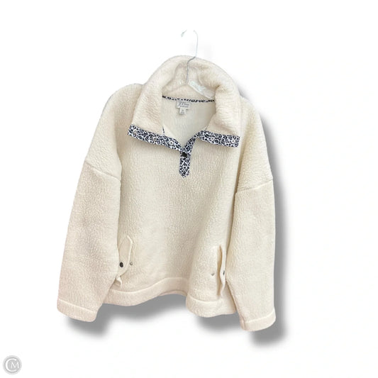 Sweatshirt Collar By J. Crew In Cream, Size: Xl