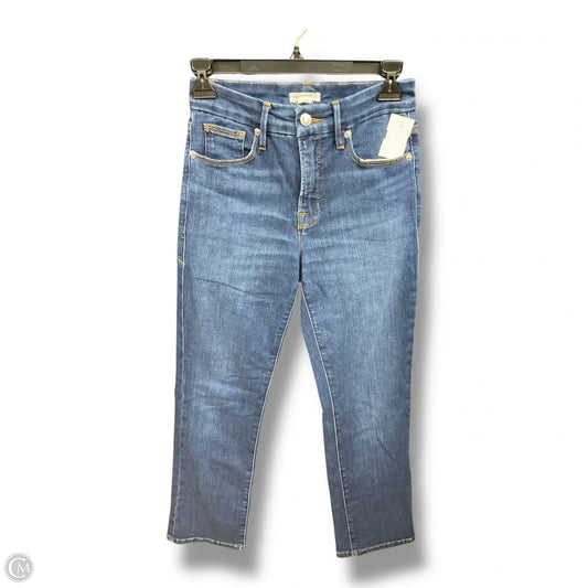Jeans Straight By Good American In Blue Denim, Size: 0