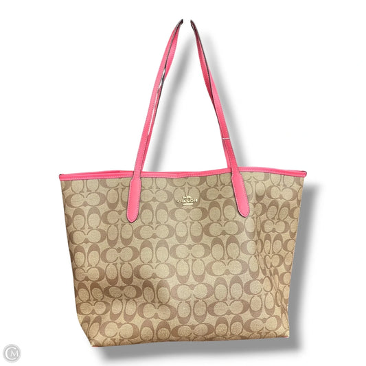 Tote Designer By Coach, Size: Large