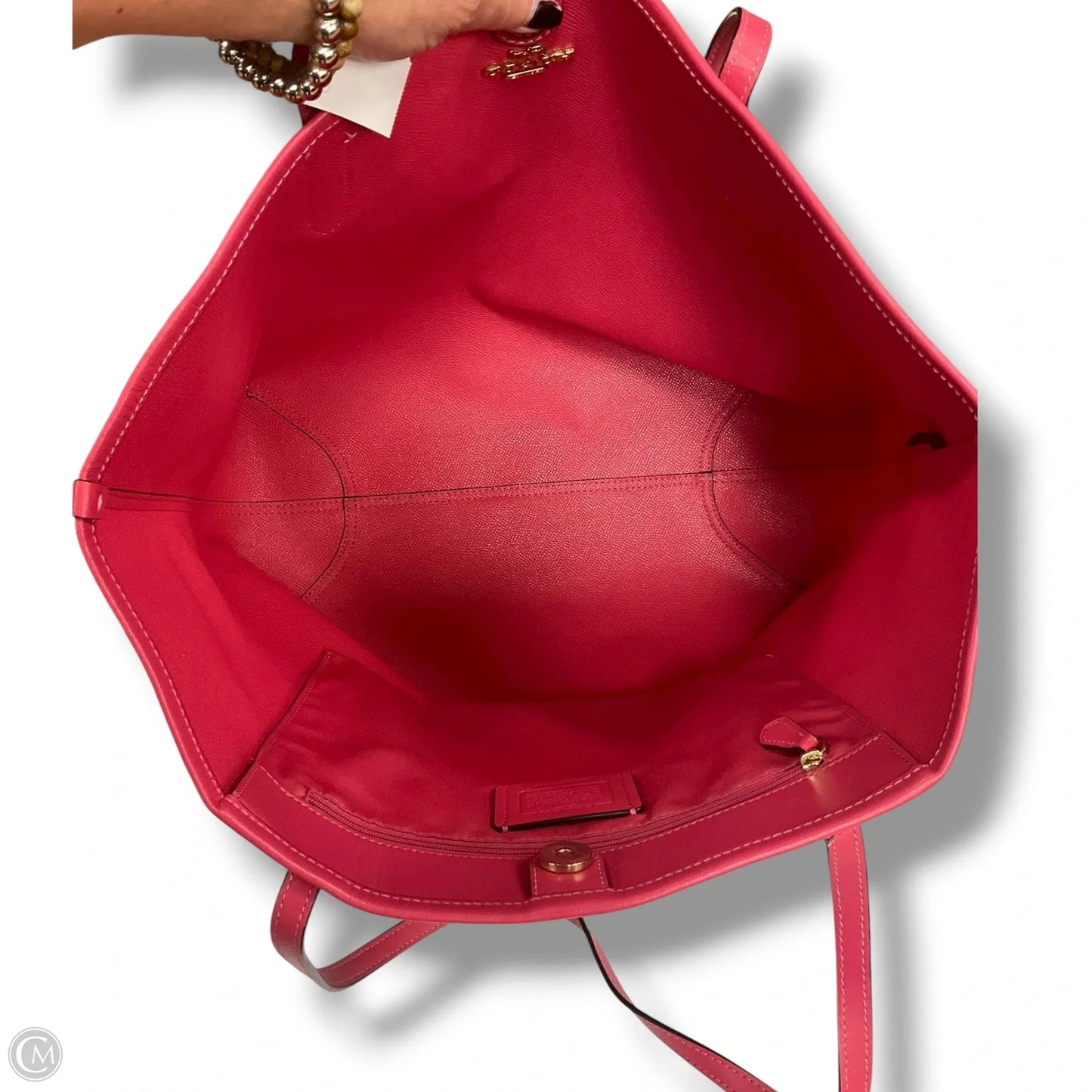 Tote Designer By Coach, Size: Large