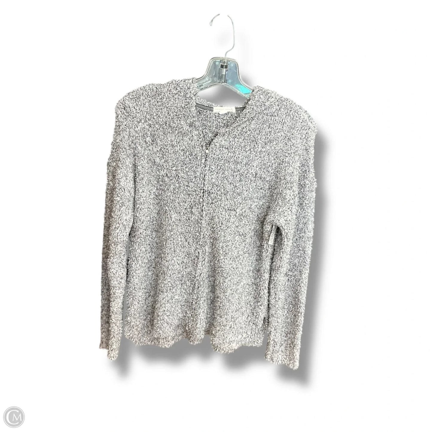 Sweater Cardigan By Pink Clover In Grey, Size: M