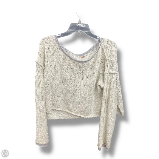 Sweater By Free People In White, Size: M