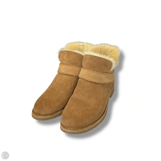 Boots Designer By Ugg In Brown, Size: 8.5