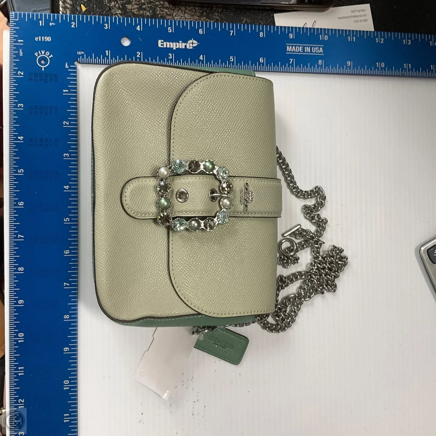 Crossbody Designer By Coach, Size: Small