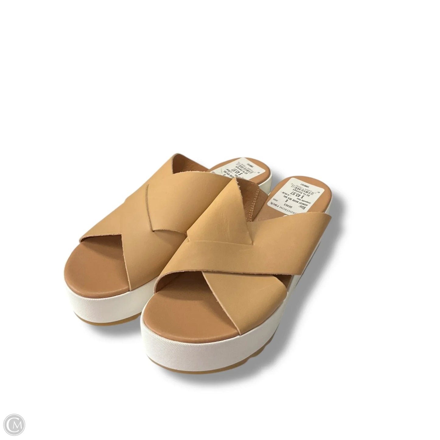 Sandals Heels Platform By Sorel In Tan, Size: 8