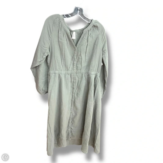 Dress Casual Maxi By Pact In Green, Size: Xl