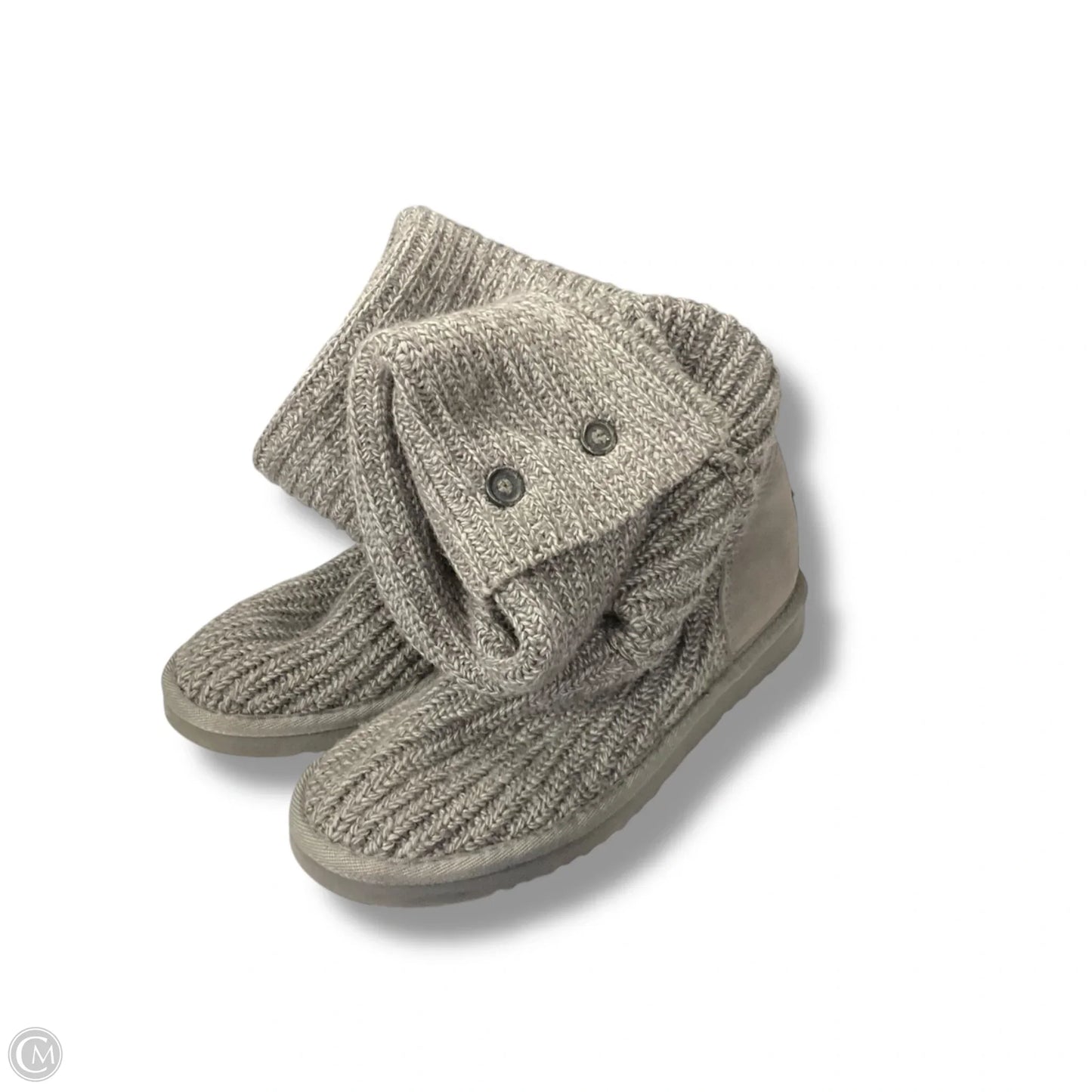 Boots Designer By Ugg In Grey, Size: 8