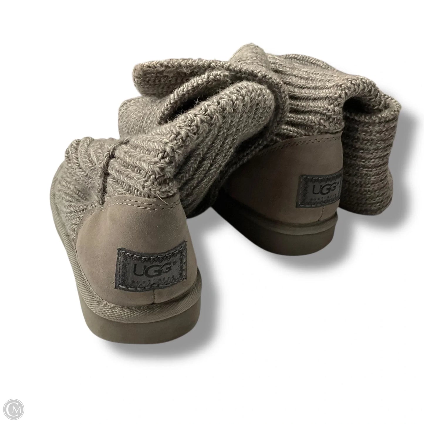 Boots Designer By Ugg In Grey, Size: 8