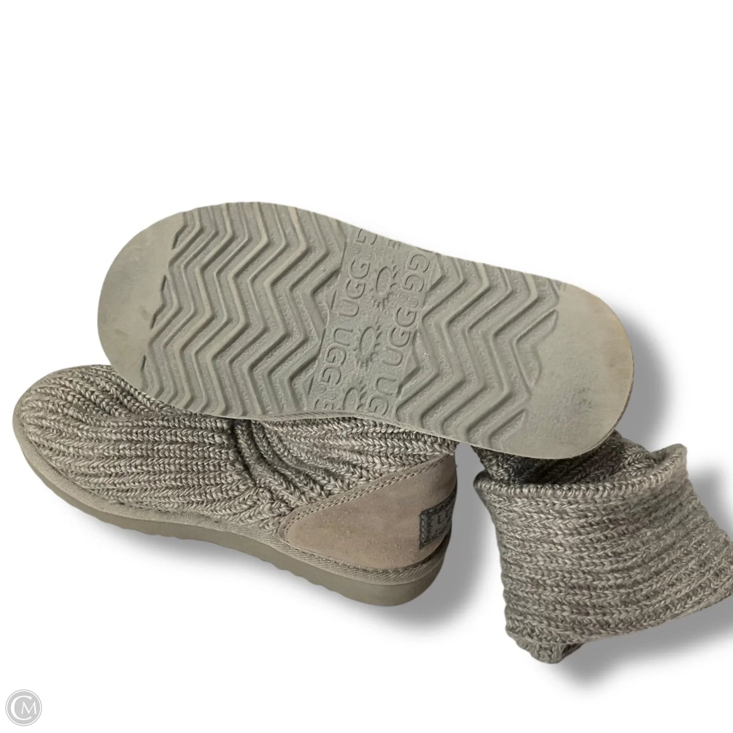 Boots Designer By Ugg In Grey, Size: 8