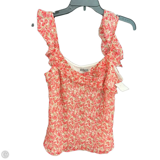 Top Sleeveless By Ann Taylor In Geometric Pattern, Size: Xl