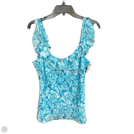 Top Sleeveless By Ann Taylor In Blue, Size: Xl